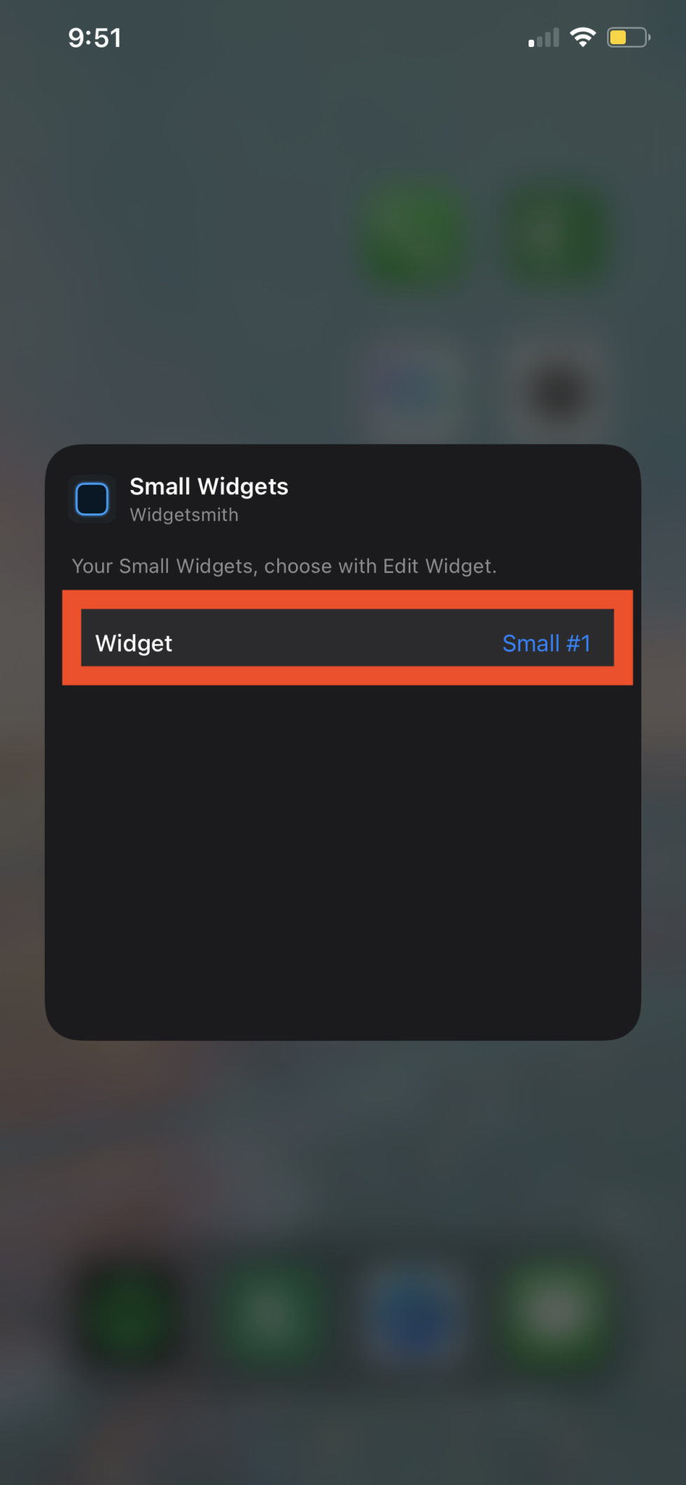 how to use widgetsmith