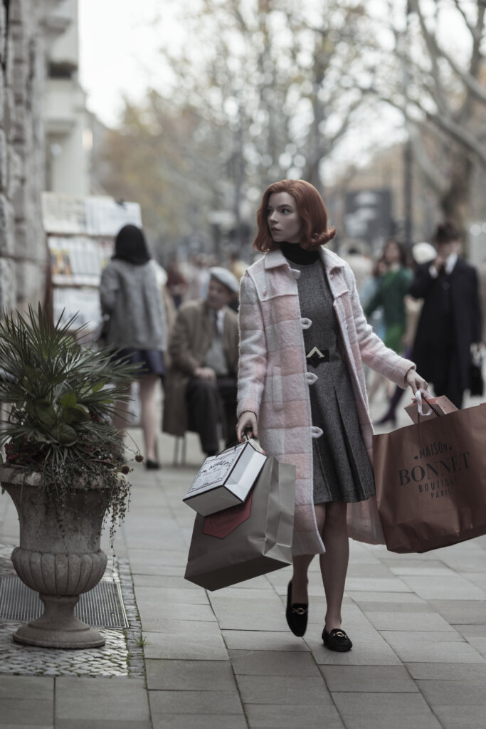 Beth shopping in Paris