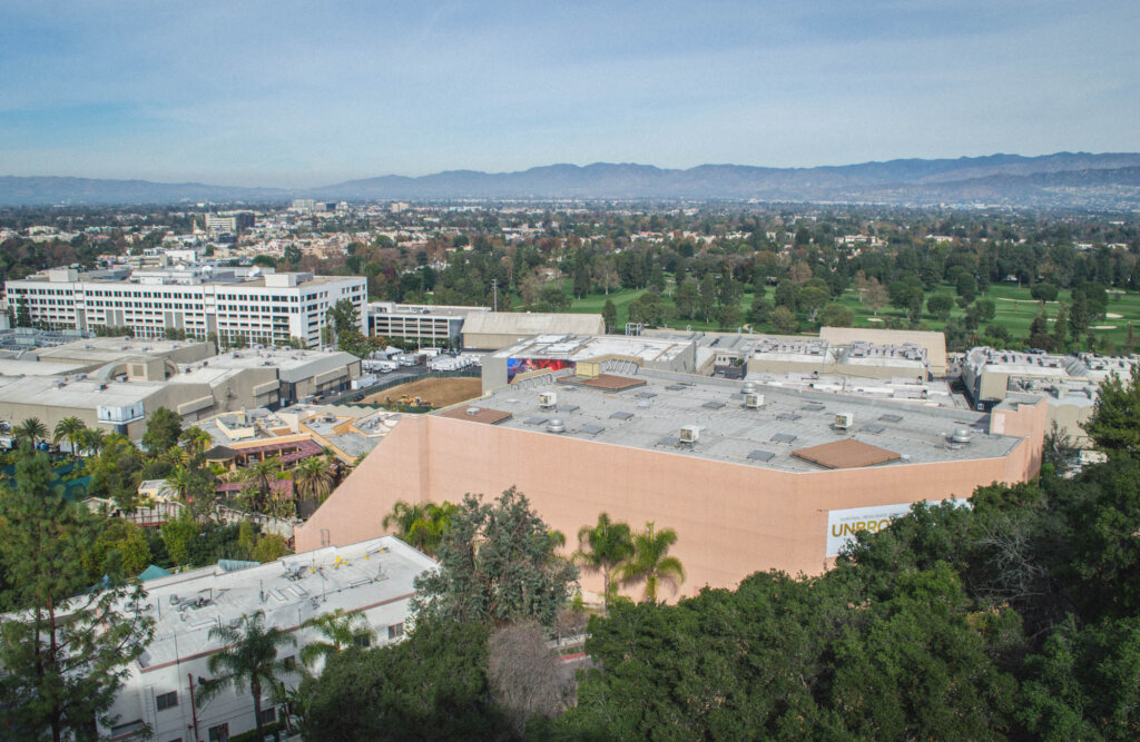 View from Universal Studios Hollywood 