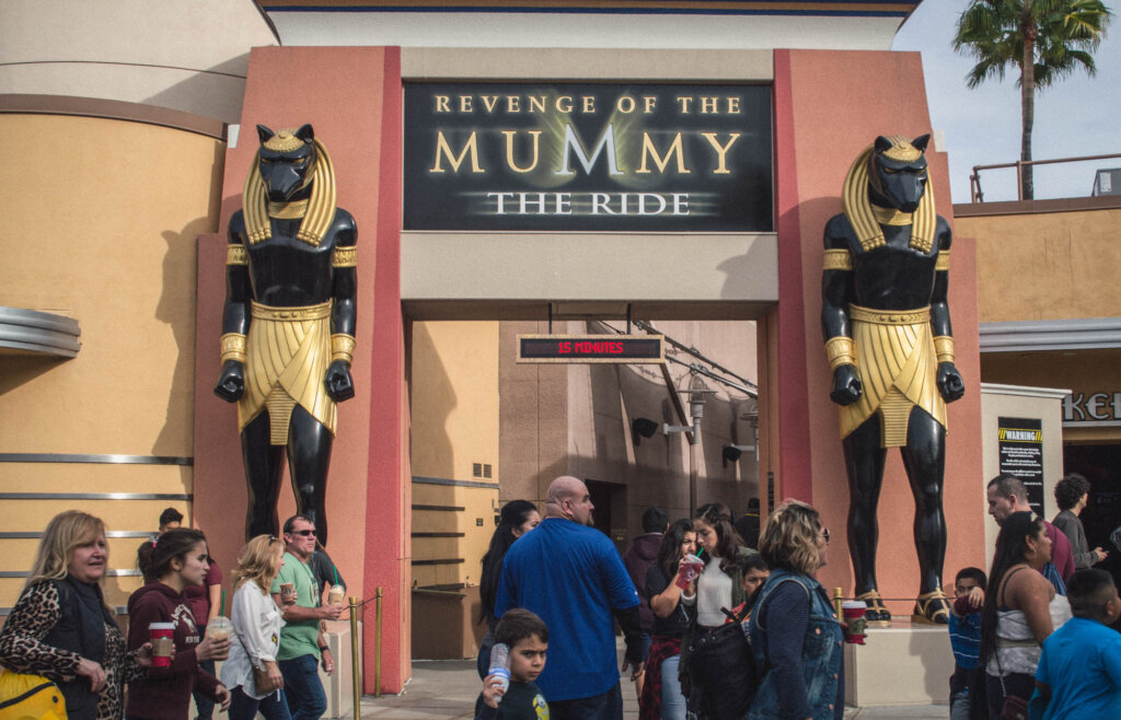 Universal Studios Hollywood Revenge of the Mummy entrance