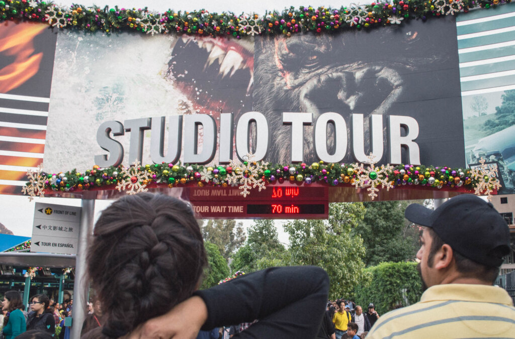 Studio tour attraction line-up at Universal Studios Hollywood 