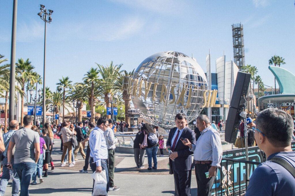 Universal Studios hollywood main entrance