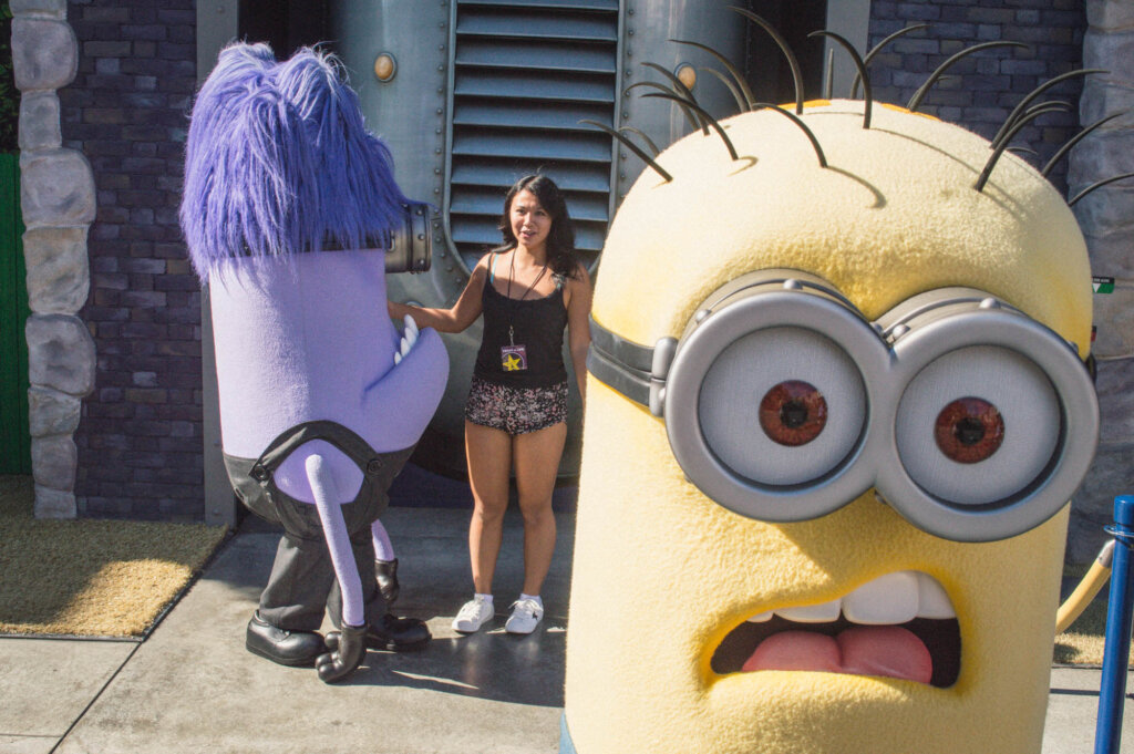 Minion photo opp at Universal Studios Hollywood 