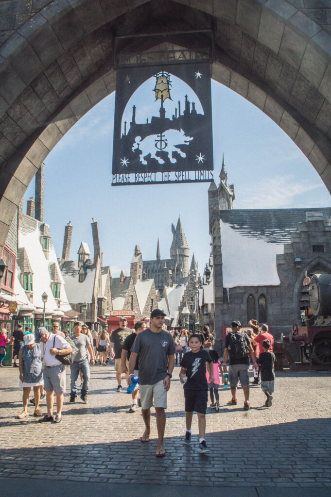 Hogsmeade entrance at Universal Studios Hollywood 